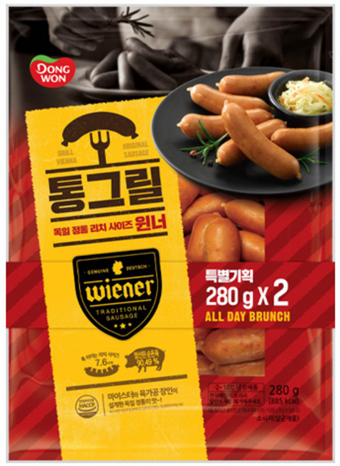 동원 통그릴 윈너 280g x 4봉, 4개