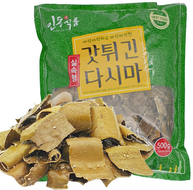 인동식품 갓튀긴 다시마튀각 부각 500g, 1개
