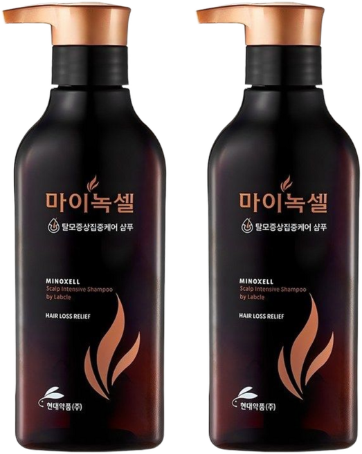 현대약품 마이녹셀 스칼프 인텐시브 샴푸, 400ml, 2개