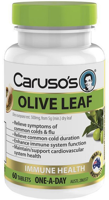 호주 카루소스 Carusos Olive Leaf 올리브잎 추출물, 2개, 60정