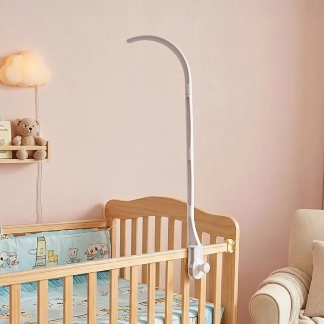 라이프엔라이크 어린이집 모빌 유아 수면모빌 아기 모빌대, 1개, 화이트