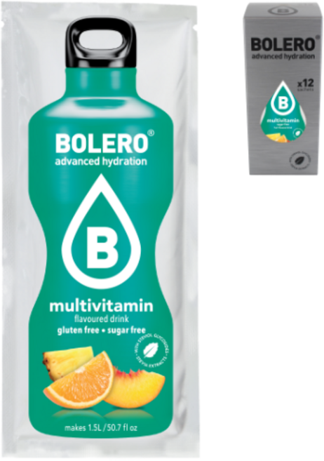 볼레로음료 2kcal 무설탕 과일워터 아이스티 20가지 맛 (생수 1.5리터용 9g), 9g, 1박스, 12개입