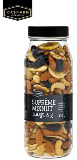 리치팜너트 수푸림믹스넛 430g 견과류 믹스넛