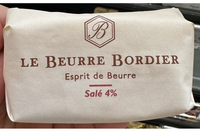 Le Beurre Bordier 보르디에 프랑스 가염4% 버터, 1개, 125g