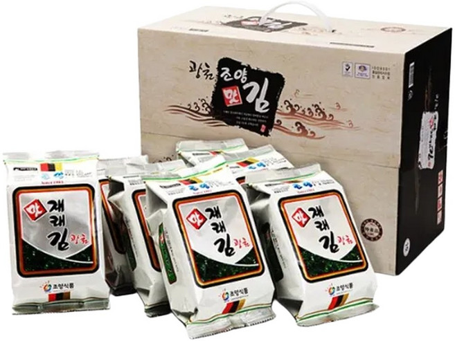 광천조양맛김 재래 식탁 김 30봉 직송, 30개, 12g