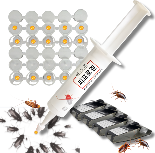 효과빠른 바퀴벌레약 먹이캡30개+트랩세트 피프로닐 내성없는 바퀴약 전문가용 바퀴벌레 퇴치제, 1개, 35g