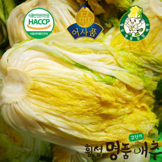 HACCP 강원도 횡성 명품 고랭지 절임배추, 7월 1일 수요일 출고, 1박스, 20kg