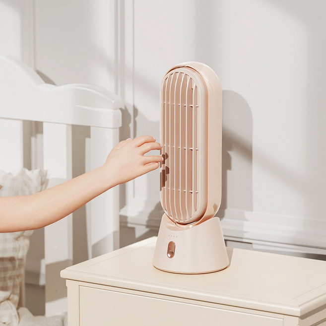 무선 탁상용 책상 사무실 저소음 책상용 캠핑 미니 타워 선풍기