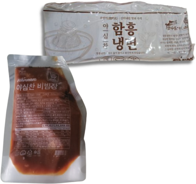 야심찬 함흥냉면 10인분 + 비빔장500g, 10개, 500g