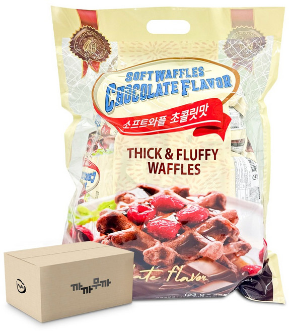 소프트 와플 수입 대용량 빵 아이들 간식 (25개입), 575g, 6개