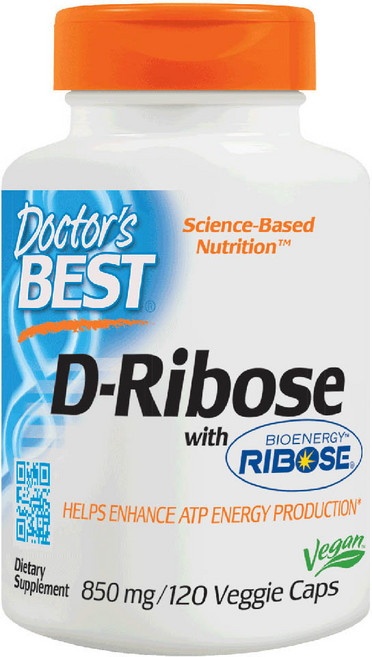 Doctor's BEST D-核糖無麩質素食膠囊 850mg, 120顆, 1罐