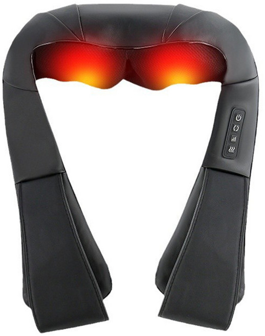 MMQ 다기능 목 어깨 마사지기 JH-R2, 블랙