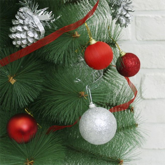 크리스마스 트리 소품 / 장식볼 오너먼트 장식소품, 1세트, 단일컬러