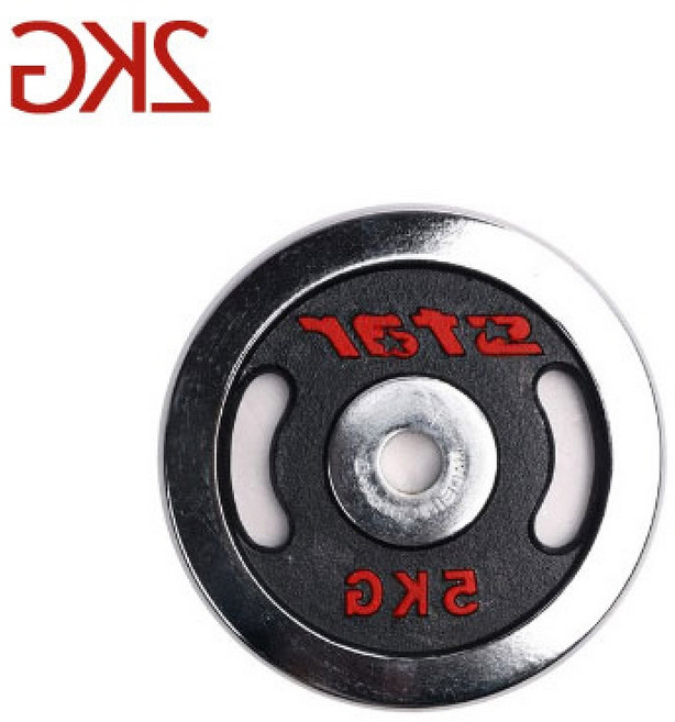 도금원판 ER501 2KG 등근육강화원판 체육관원판, 1, 1개