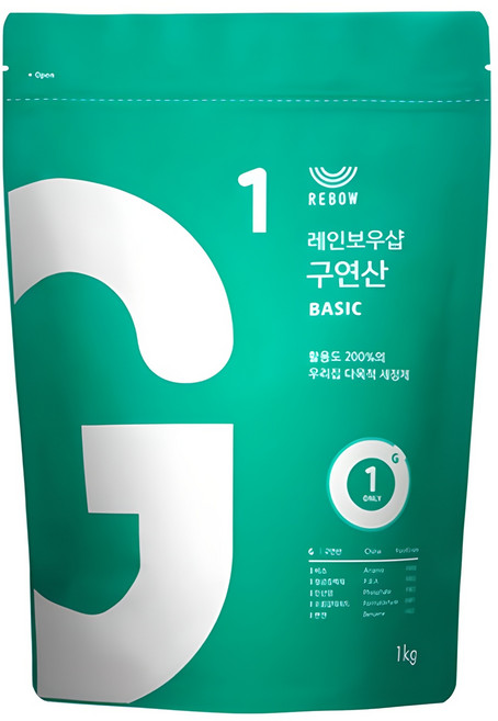 레인보우샵 구연산 베이직, 1kg, 1개