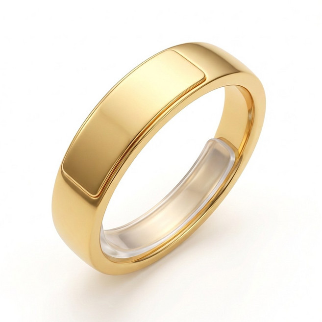 디그램 반지사이즈 조절 실리콘 이너밴드, 1개, 투명