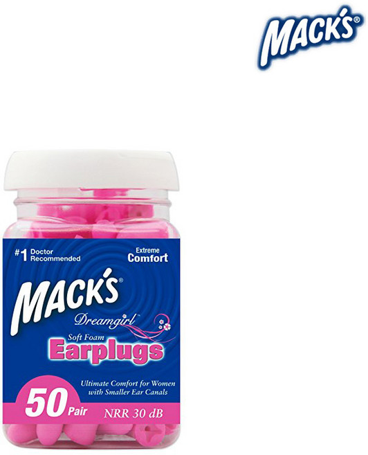 Macks 드림걸수면귀마개, 1개, 50쌍