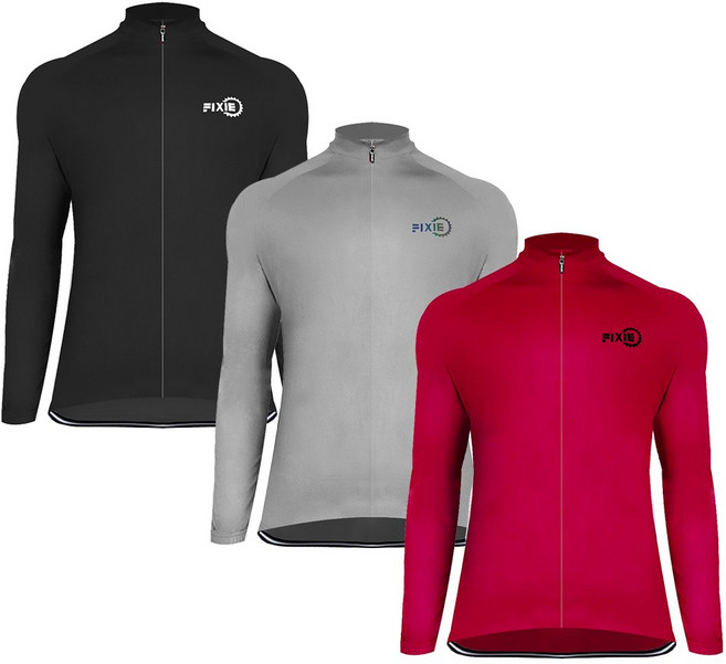 딱100장 자전거의류 상의 무지 긴팔 져지 라이딩복 싸이클복 트렉 져지 빕숏 3종