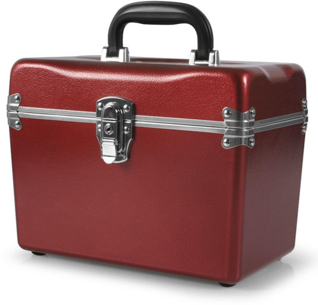 CALLA명품 다용도 화장품정리함 메이크업박스, 1개, 레드