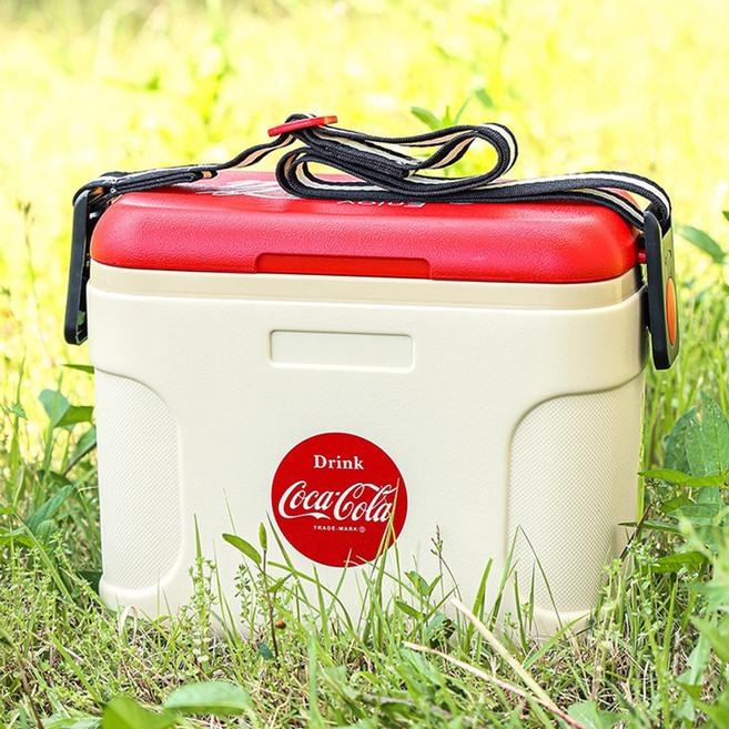 홈앤키즈 코카콜라 하드쿨러 8L 아이스박스 캠핑쿨러 캠핑박스 아이스쿨러 미니 소형 보냉박스 보냉가방 맥주가방 캠핑 낚시 선물용