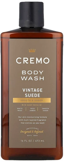 Cremo 크레모 리저브 컬렉션 바디 워시 빈티지 스웨이드, 1개, 473ml - 쿠팡
