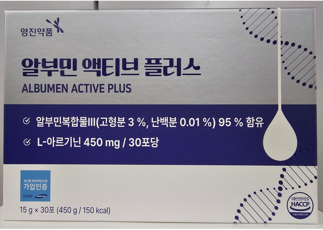 영진약품 알부민 액티브 플러스 15g 30포, 1개, 30정