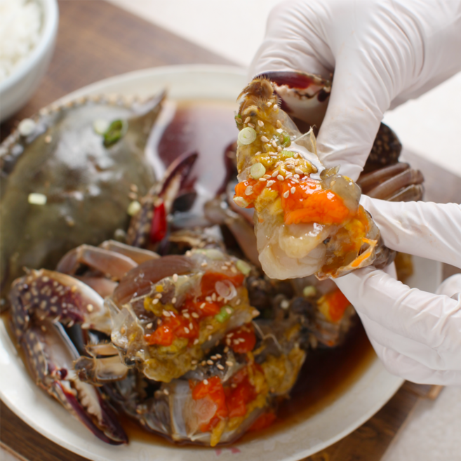 수라예찬 간장게장 연평도 암꽃게, 3.2kg, 1개