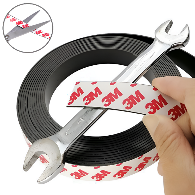 맥시브이 붙이는 자석 테이프 고무 스티커 롤, 1개, 본품(혼합색상)