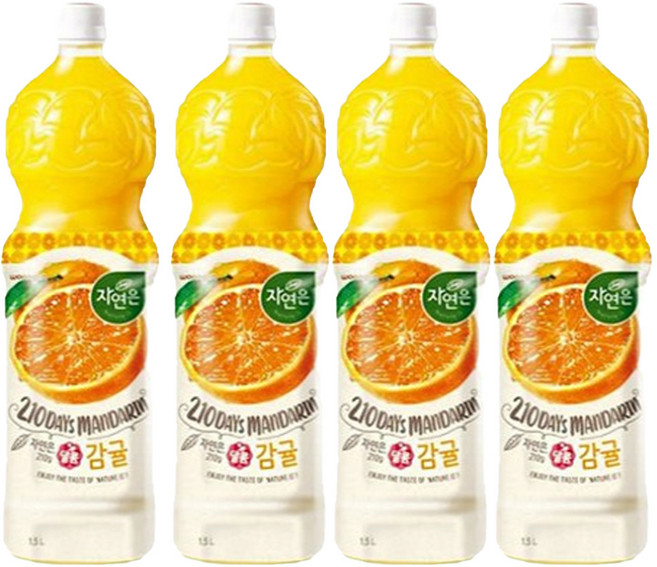 자연은 감귤, 1.5L, 4개