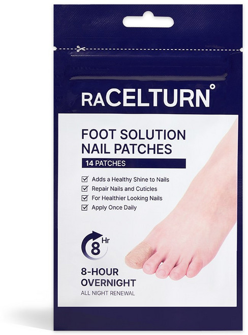 라셀턴 문제성 발톱 풋 솔루션 네일 패치, 1개, 14개입, 230mg