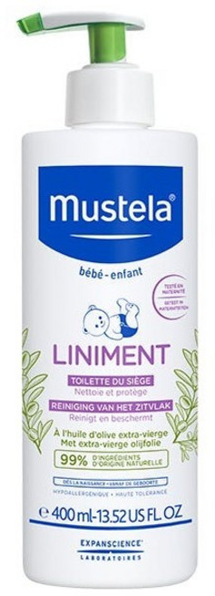 MUSTELA 프랑스 정품 무스텔라 베베 기저귀 체인지 클렌저 리니망 크림 400ml, 1개