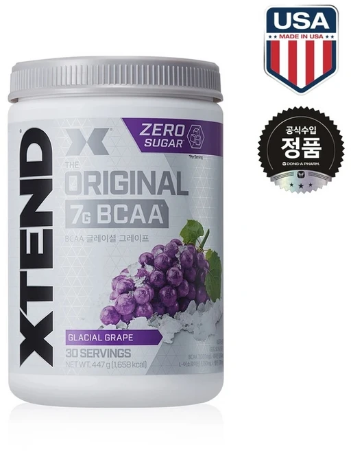 [동아제약] 엑스텐드 Xtend Original 7g BCAA 포도맛 30서빙 1통, 1개 - 쿠팡