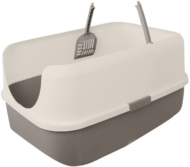 한큐뚝딱 고양이 자이언트 화장실 평판형, 애쉬그레이, 1개