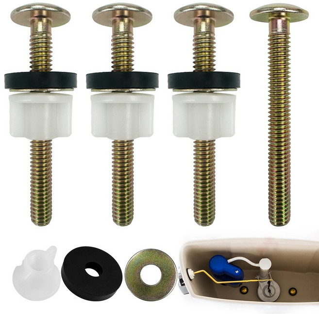 변기 시트 볼트 나사 세트 범용 좌변기 양변기 셀프설치 연결볼트 변기부속품 4pcs