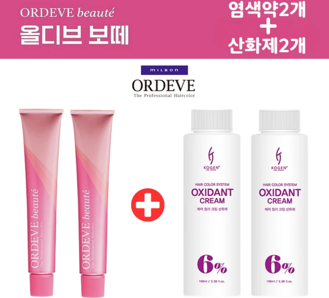 밀본 올디브 보떼 새치커버 염색약80g + 산화제100ml 포함, b6-SB(세피아 브라운)+정품산화제(100ml)6%, 2개 - 쿠팡