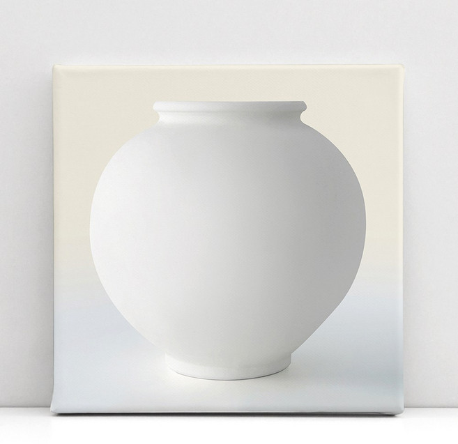 달항아리 풍수 인테리어 무광 캔버스 액자 거실 주방 집들이 선물, (무광)Mild달항아리(베이지)