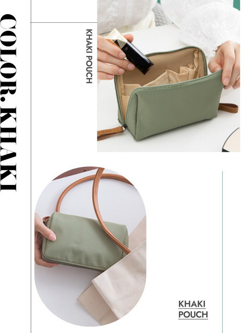 글로우엘 화장품 파우치 메이크업 수납 정리 데일리 휴대용 가방