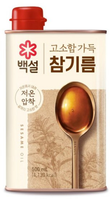 백설 고소함 가득 참기름, 500ml, 1개