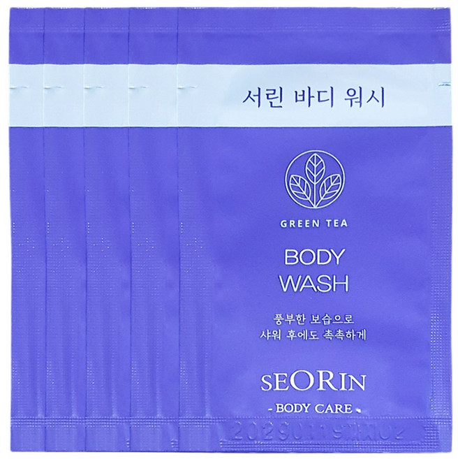 댕기머리 서린 일회용 바디워시, 8ml, 600개