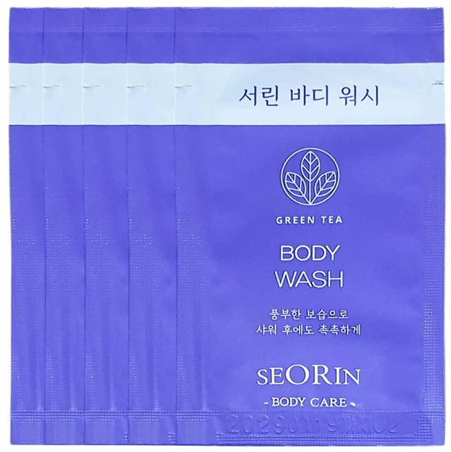 댕기머리 서린 일회용 바디워시, 8ml, 200개 - 쿠팡