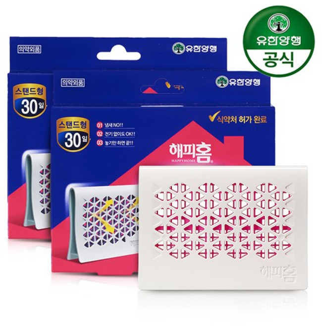 [유한양행] 해피홈 에어넷 모기스탠드형 x 2개, 1.스탠드형 x 2개, 1개