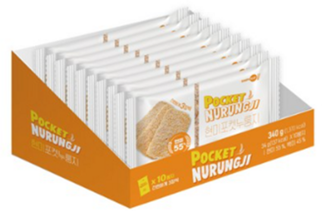 심플잇 현미포켓누룽지 10개입, 340g, 4개