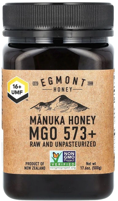 Egmont Honey Manuka Honey Raw And Unpasteurized 573+ MGO 17.6 oz (500 g) 1팩, 1개 - 쿠팡
