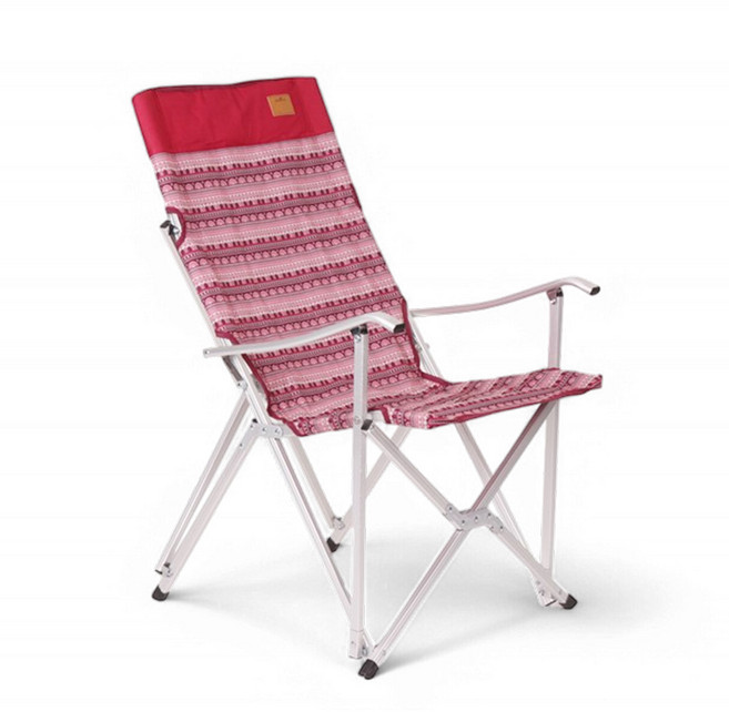 연필트리 접이식 캠핑의자 캠핑체어, 1개, 로얄 릴렉스 체어1개(레드)+보관가방