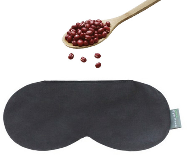 그린라이프 국산 팥 눈 찜질팩 밴드없음 그레이 코찜질겸용 비염 비강 부비동염 온찜질, 1개