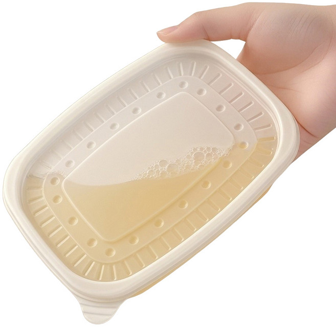 대성에코팩 밀폐 죽용기 대 900ml, 100세트, 1개입