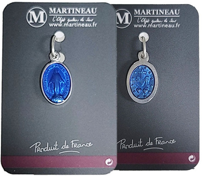 가톨릭천주교성물 프랑스 기적의패 에폭블루, 1개