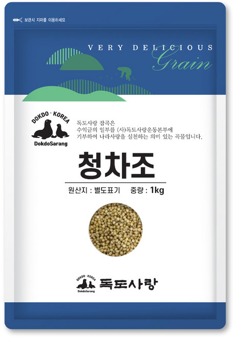 독도사랑 국산 청차조 1kg 차조, 1개