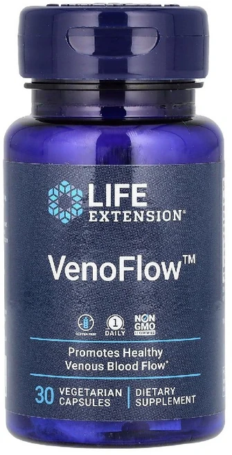 라이프익스텐션- VenoFlow 피크노제놀 베지 캡슐 30정 1개월분, 1개 - 쿠팡