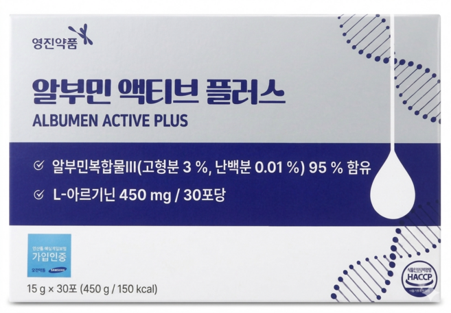 영진약품 알부민 액티브 플러스 15g 30포, 2개, 30정